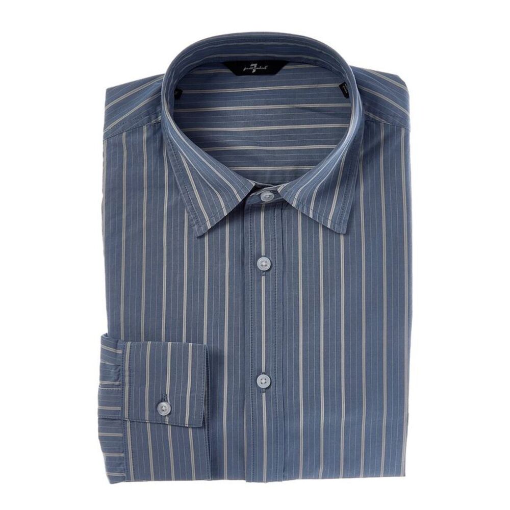 7 For All Mankind Mens  Check Shirt